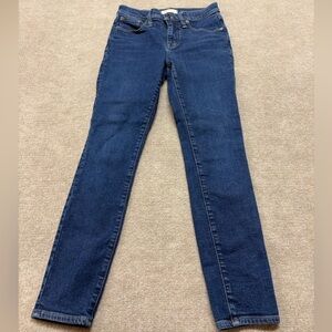 Madewell Dark Blue Skinny Jeans 1842